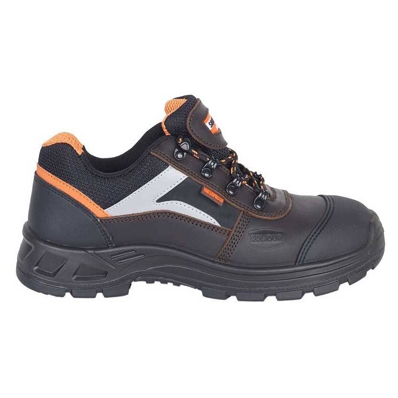 Chaussures de sécurité basses S7S OMEGA Solidur - Couleur Marron - Pointure chaussures 46