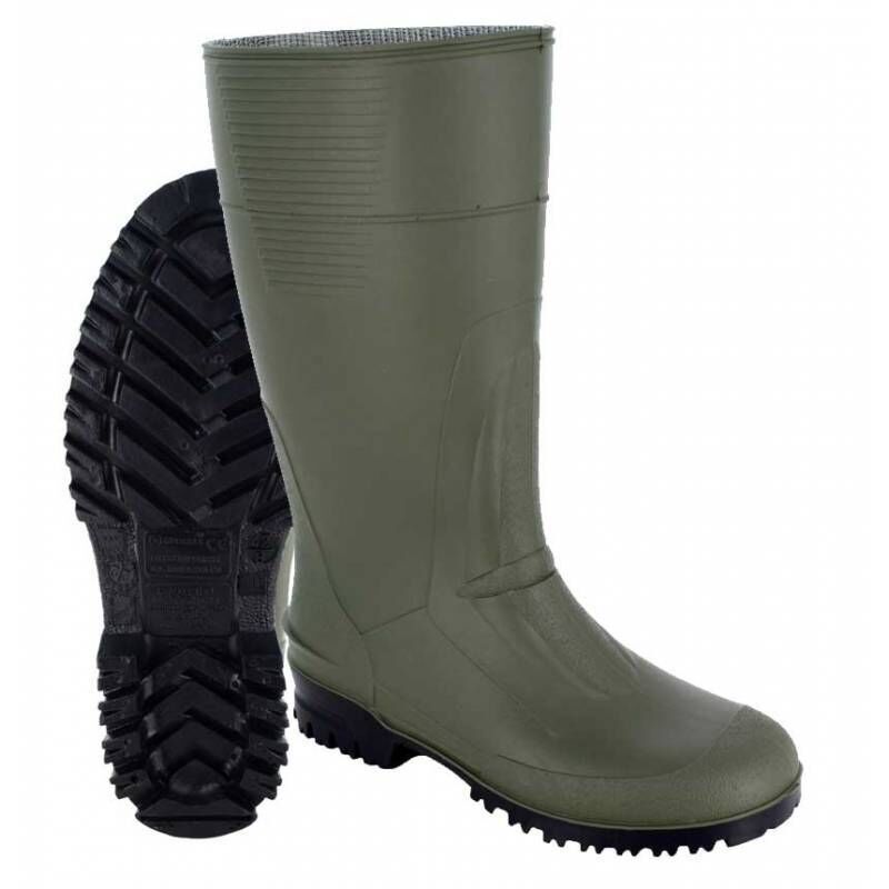Albatros The Rancher Botte En PVC Verte Taille 41 - Chaussure De Travail Antidérapante Et Confortable