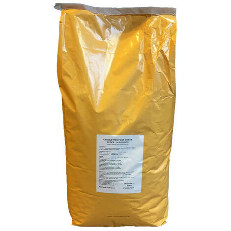 Croquettes pour chiens actifs 20 kg – Aliment complet riche en protéines – Pour chiens sportifs et énergétiques – Fabriquées en France