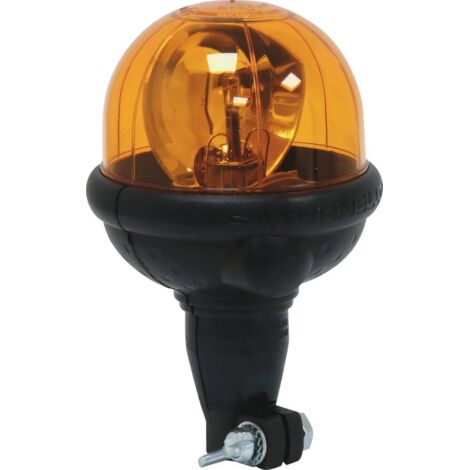 Gyrophare Saturnello 12V 55W – Incassable et étanche – Base souple anti-chocs – Éclairage pour remorque agricole – CEA (1/4)