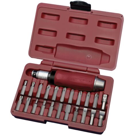 Kraftwerk – Mallette de tournevis à frapper – 1 embout pour vis et écrous – Couple 300Nm – Alimentation 230V – Pour travaux intensifs (1/2)