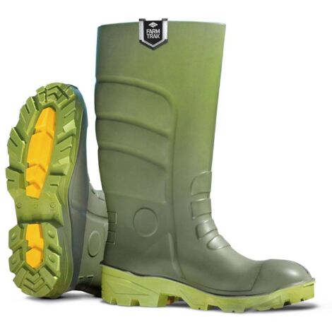 Bottes de sécurité en polyuréthane F-Tread SB1 FarmTrak - Pointure chaussures 39