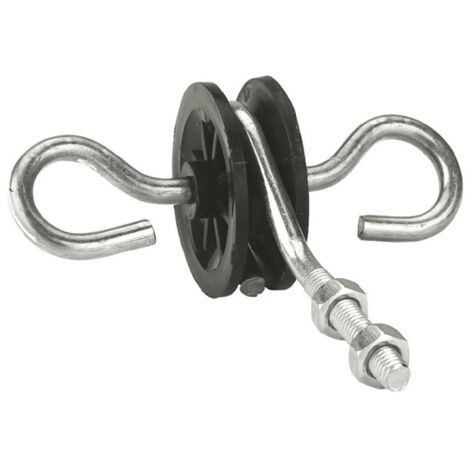 Isolateur double ancrage à tige filetée