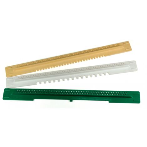 Porte d'entrée plastique anti-frelons asiatiques Nicot verte 5,5 mm pour ruche Dadant
