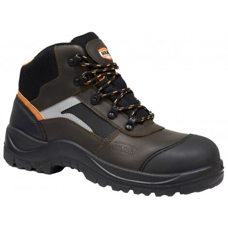 Chaussure de sécurité montante S7S ALPHA FLEX Solidur - Couleur Marron - Pointure chaussures 45