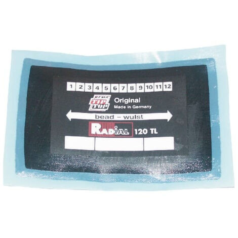 Emplâtre Tip Top pour pneu à carcasse radiale 120 TL (à la pièce)