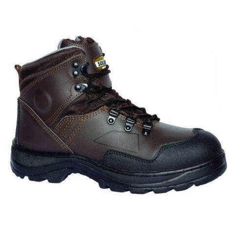 Chaussures de travail montantes FARM Solidur - Couleur Marron - Pointure chaussures 43