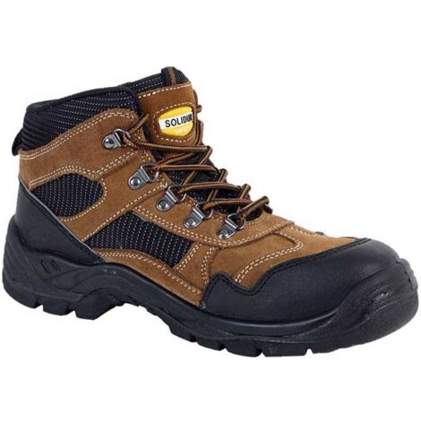 Chaussures de sécurité montantes S3 Debao mixte Solidur - Couleur Marron - Pointure chaussures 41