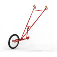 Houe maraîchère simple roue – Conception robuste pour sols variés – Préparation de semis jusqu'à 15 cm – Outil sans entretien