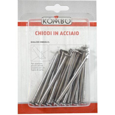 SET DI CHIODI CON TESTA PIATTA CARPENTERIA 3.5 X 60 GREZZI 75