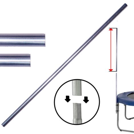 Montant Rallonge 105cm - Diamètre 25mm - Pour Filet Trampoline (S’emboîte sur Partie Basse du montant)