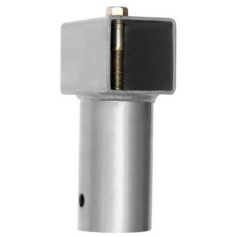 Raccord de jonction carré pour trampoline avec cadre carré 42mm et pied rond 38mm