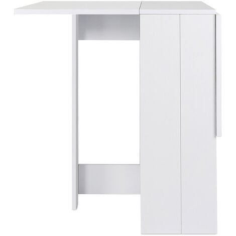 Hofuton Table Pliante, L102.5cm, Blanc