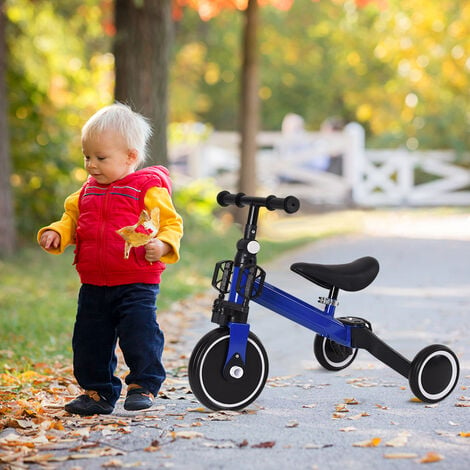 Tricycle évolutif rose 3en1 pour enfant 10 à 36 mois