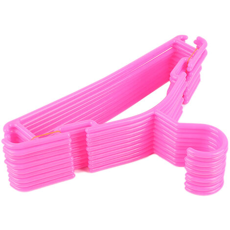 Wyctin Rose Lot De 50 Cintres Pour Bebe Et Enfant En Plastique Sur Crochet Pour