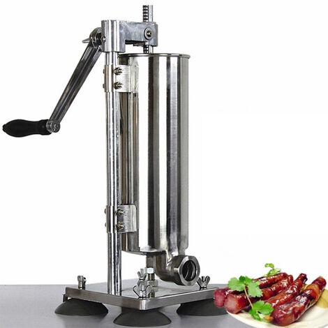 COSTWAY Machine à Saucisses Poussoir à Saucisse en Acier Inoxydable