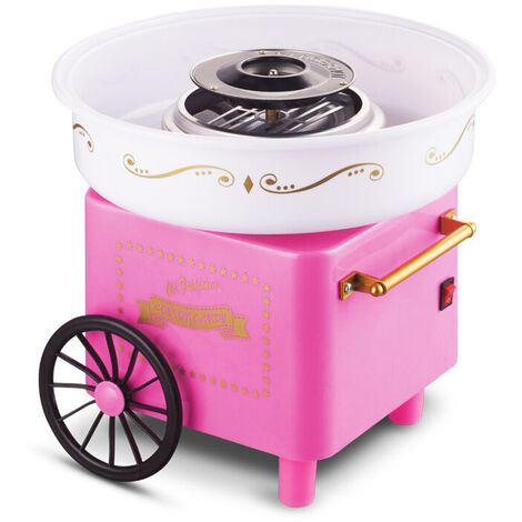Hofuton Machine à Barbe à Papa 500 W Design Rétro Rose (1/5)