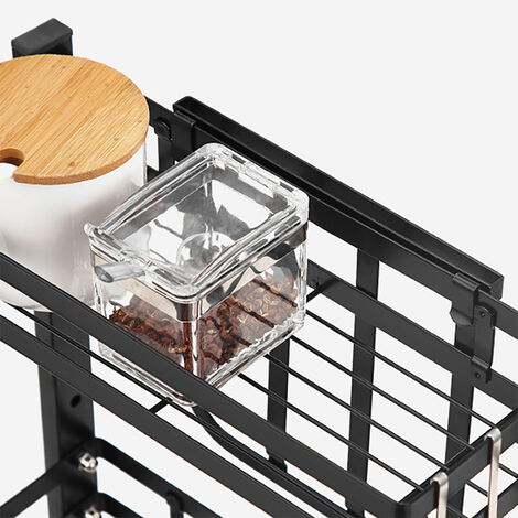 Hofuton Porte-épices Étagère à Épices avec 3 Niveaux, Spice Bouteille Jars  Étagère de Rangement Inclus