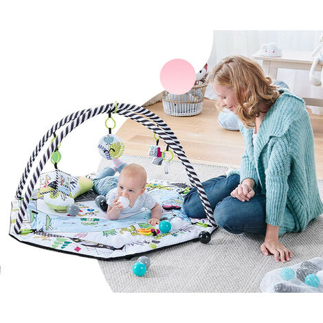 Hofuton Tapis D'Éveil pour Bébé, Arche de Jeu, 5 Jouets d'activité Amovibles, dès la Naissance (1/5)