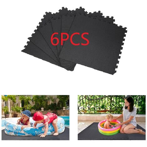 Tapis Musculation Hofuton Tapis de Protection de Sol 6 Dalles en Mousse Tapis Puzzle ...