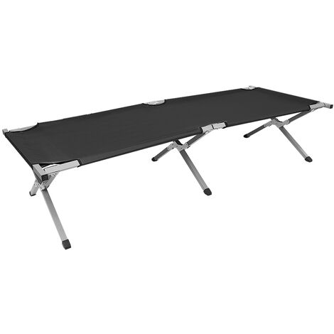 Lit De Camp Pliable XL Léger HIGH POINT SPORTS – 250 Kg, Poche Latérale, Idéal Camping Randonnée Pêche