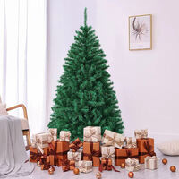 Hofuton 180cm - Sapin de Noël Artificiel - 800 Branches 100% PVC - avec Support en Métal