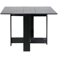 Hofuton Table Pliante, L102.5cm, Noir