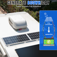 150W 12V RV Mono SOLAR PANEL Ideal for bonding to the Roof No need for drilling