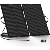 120W Foldable Solar Panel Mono Charger for Generator/USB Mobile Phone Laptop