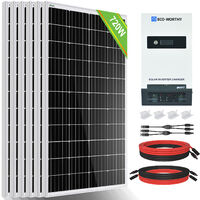 ECO-WORTHY 720W Solar Panel Kit Pure Sine Wave Solar Charge Inverter Kit For Shed Cabin Home