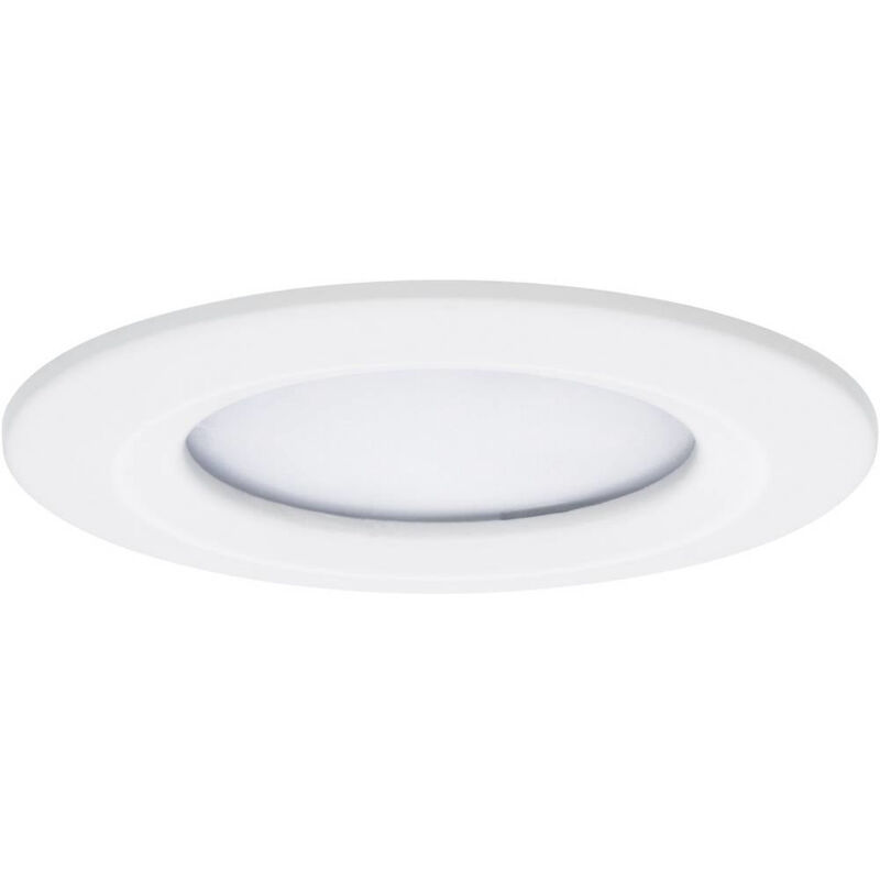 Paulmann Paulmann Downlight - LED - Rond - 6W - Blanc (givré)