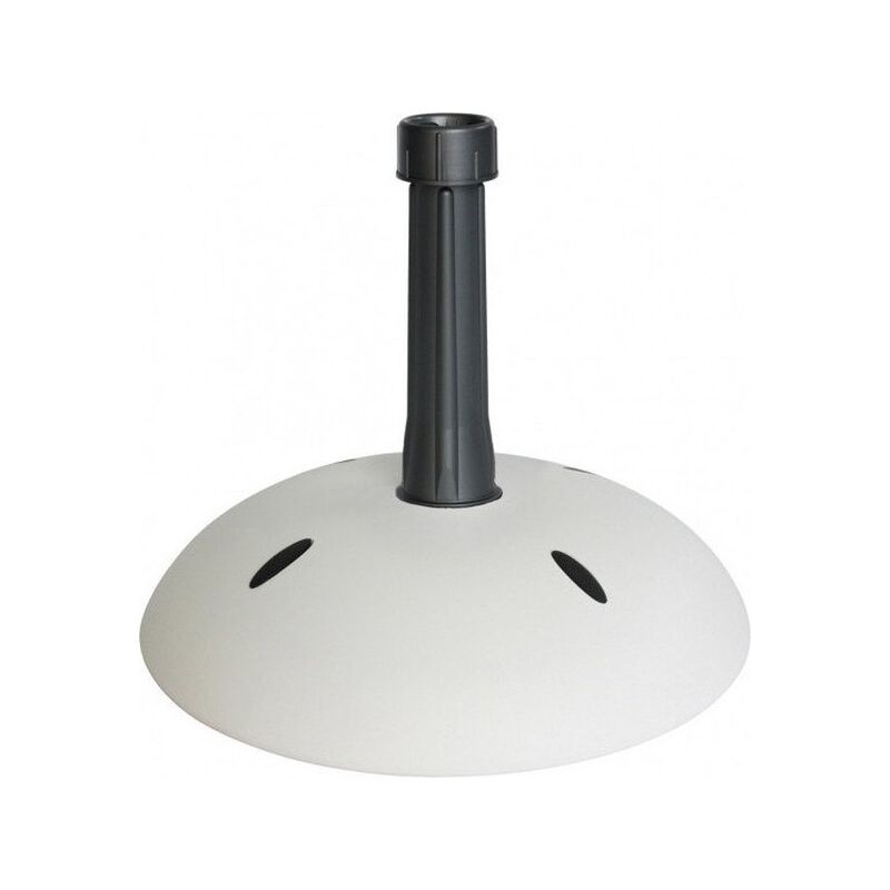 Deuba Pied de parasol Support parasol en plastique aspect polyrotin 20L Ø 45cm 