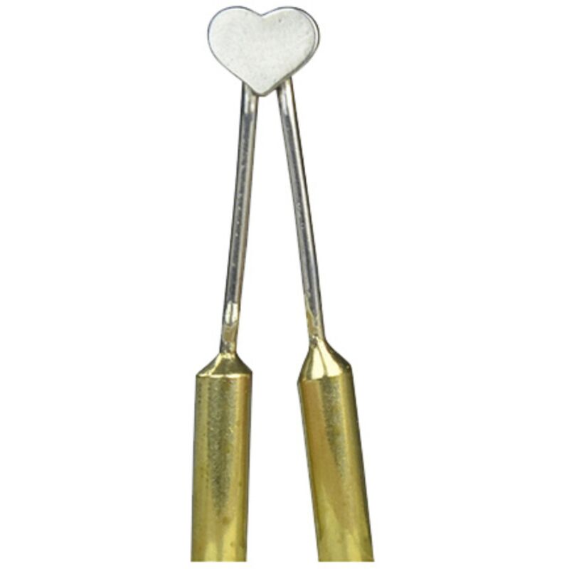 Pebaro Ensemble 12 Tampons Pyrogravure – Formes Variées (Carré, Triangle, Cercle, Feuille, Yeux…) Pour Bois, Cuir, Liège – Compatible Pebaro