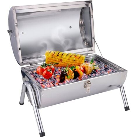 Etna Barbecue à charbon portable professionnel en acier inoxydable