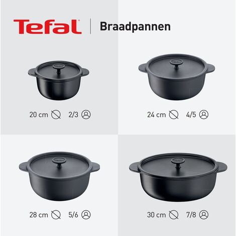 Tefal Éplucheur Jamie Oliver 7 cm, Noir