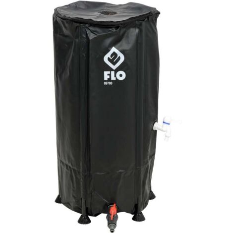 100-250L, Baril de récupération d'eau de pluie pliable, conteneur