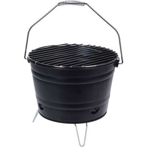 Barbecue Portable 43 x 25 x 23 cm Rouge/Noir