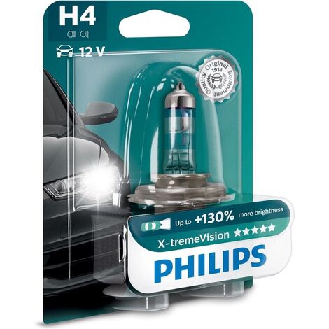 1 AMPOULE H7 MOTO PHILIPS +100% ULTRA PUISSANTE X-tremeVision Moto