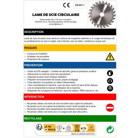 Lame de Scie Circulaire Bois pour Scies à Onglet - Découpe Parfaite et Professionnelle - Diamètre 210 mm - 24 Dents Alternées Négatives - Alésage 30 mm ép.2,2/1,4 mm - DIAMWOOD