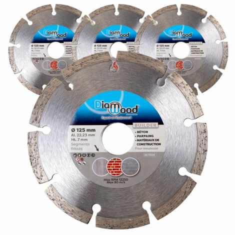 Norton Disque de surfaçage diamanté CG Slant 125 x 22, 23 mm
