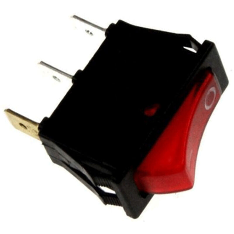 POLTI Interrupteur Rouge Original POM0003816 - Pièce Détachée Nettoyeur Vapeur