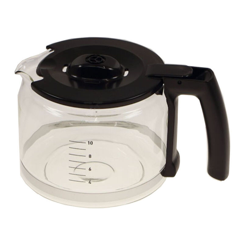 Verseuse 15 tasses en verre avec couvercle anti-goutte pour Cafetière