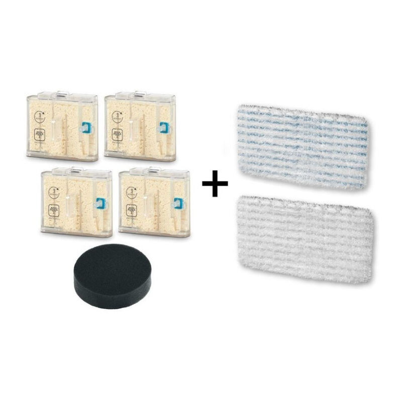 Lot De 4 Cartouches Anti-calcaire XD9070E0 - Compatible Rowenta Liberty/Powersteam, Tefal, Calor Centrales Vapeur - 4
