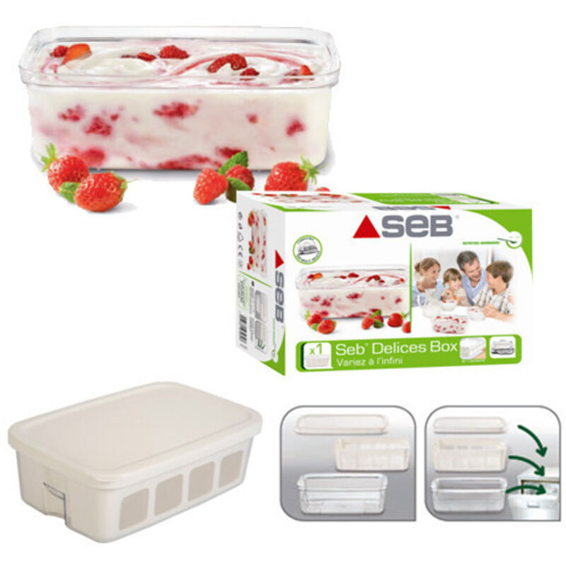 Yaourt Filtré Maison SEB Bac 1 Litre Pour Yaourtière Délices - Réalisation De Fromage Blanc Et Yaourts Filtrés - XF101001 Bac Fromage Blanc SEB