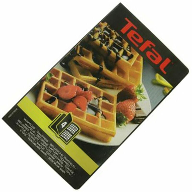 Tefal lot de 2 plaques bricelets - snack collection - xa800712