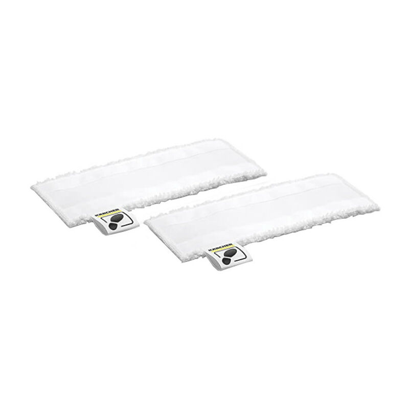 Jeu de 2 chiffons microfibre eazyfix d'origine (28632590, 2.863.259.0) Nettoyeur vapeur KARCHER