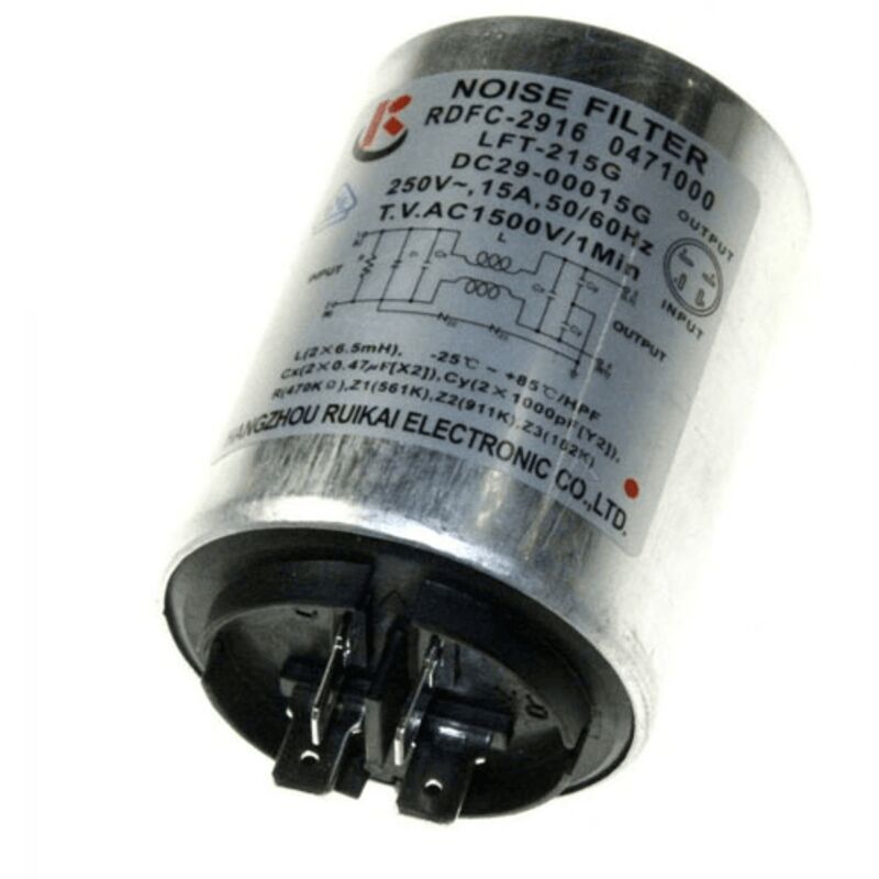 Filtre Anti-parasite électrique Pour Lave-linge - Réf. F55.010/842-404