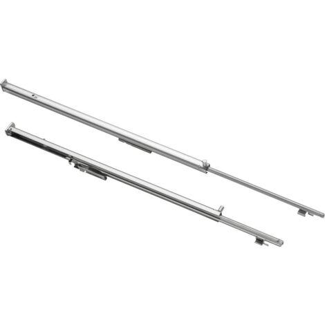 Glissières télescopiques pour four – Longueur 50cm – Acier inoxydable – Compatible avec modèles ELECTROLUX – Lot de 2 unités