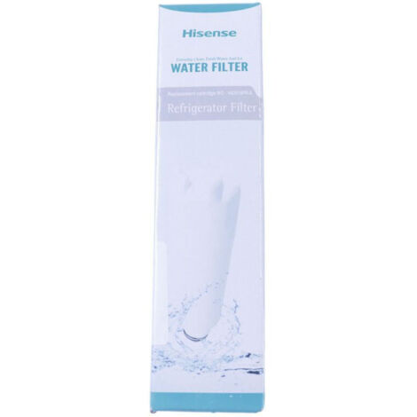 Filtre à eau d'origine pour réfrigérateur HISENSE – Type de filtration eau – Compatible avec RF793N4SAFE, RQ760N4IFE, RF793N4AIF