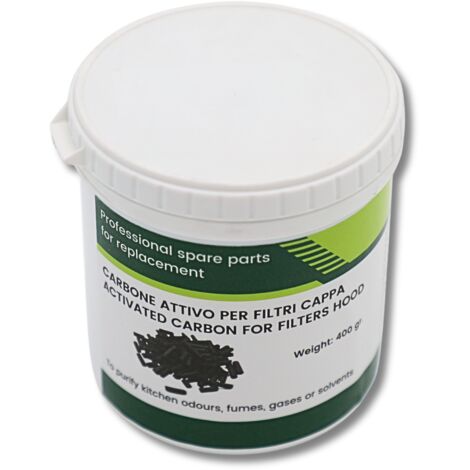 Boite de 400g de granules de charbon actif